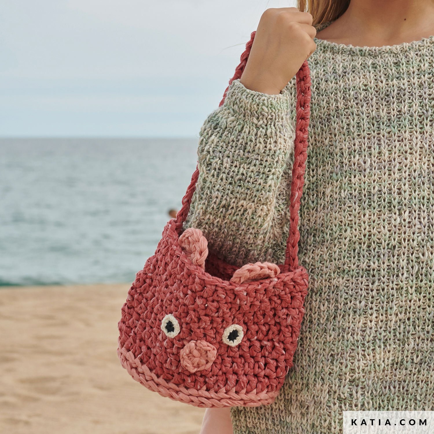 patroon breien haken kinderen tas lente zomer katia 6253 20 g