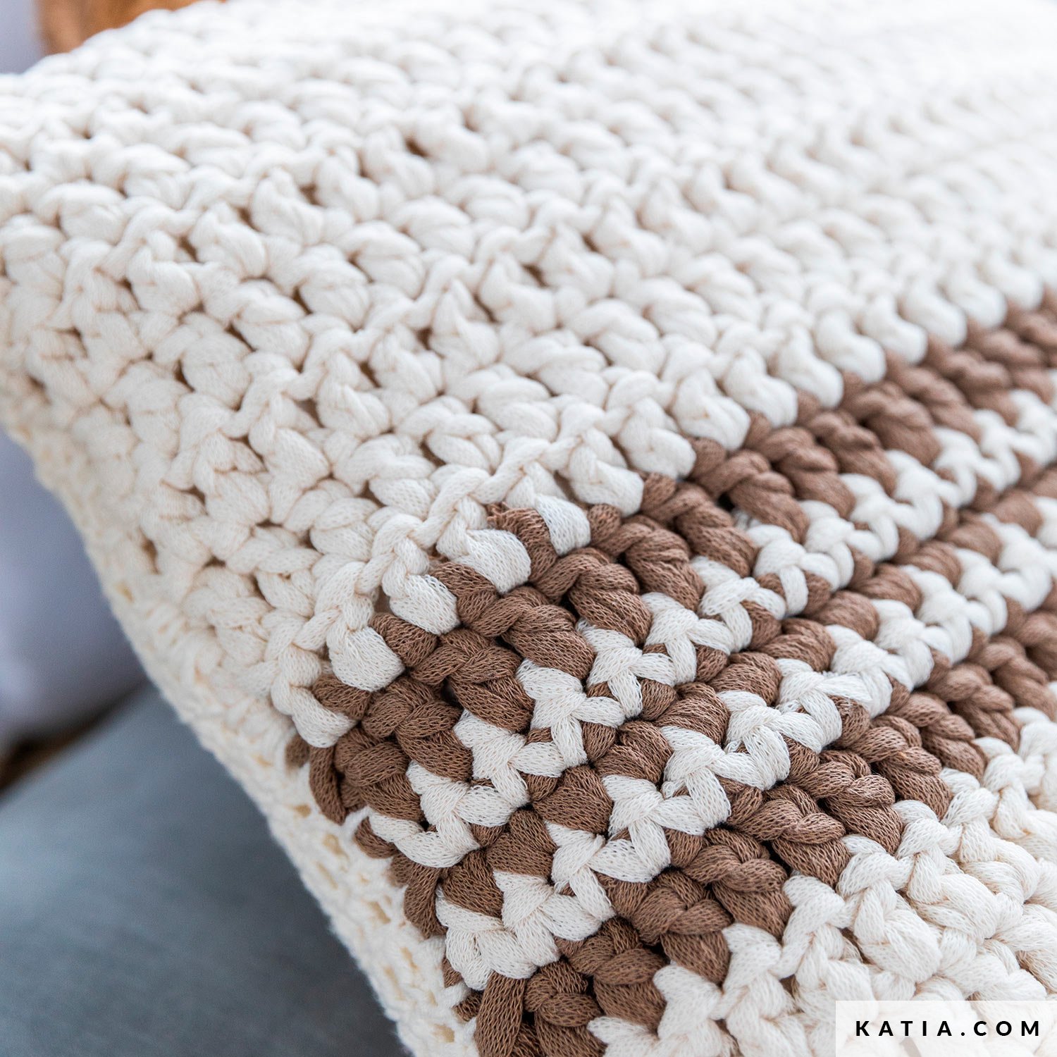 anleitung stricken hakeln heimtextilien kissen fruhjahr sommer katia 6255 18 01 g