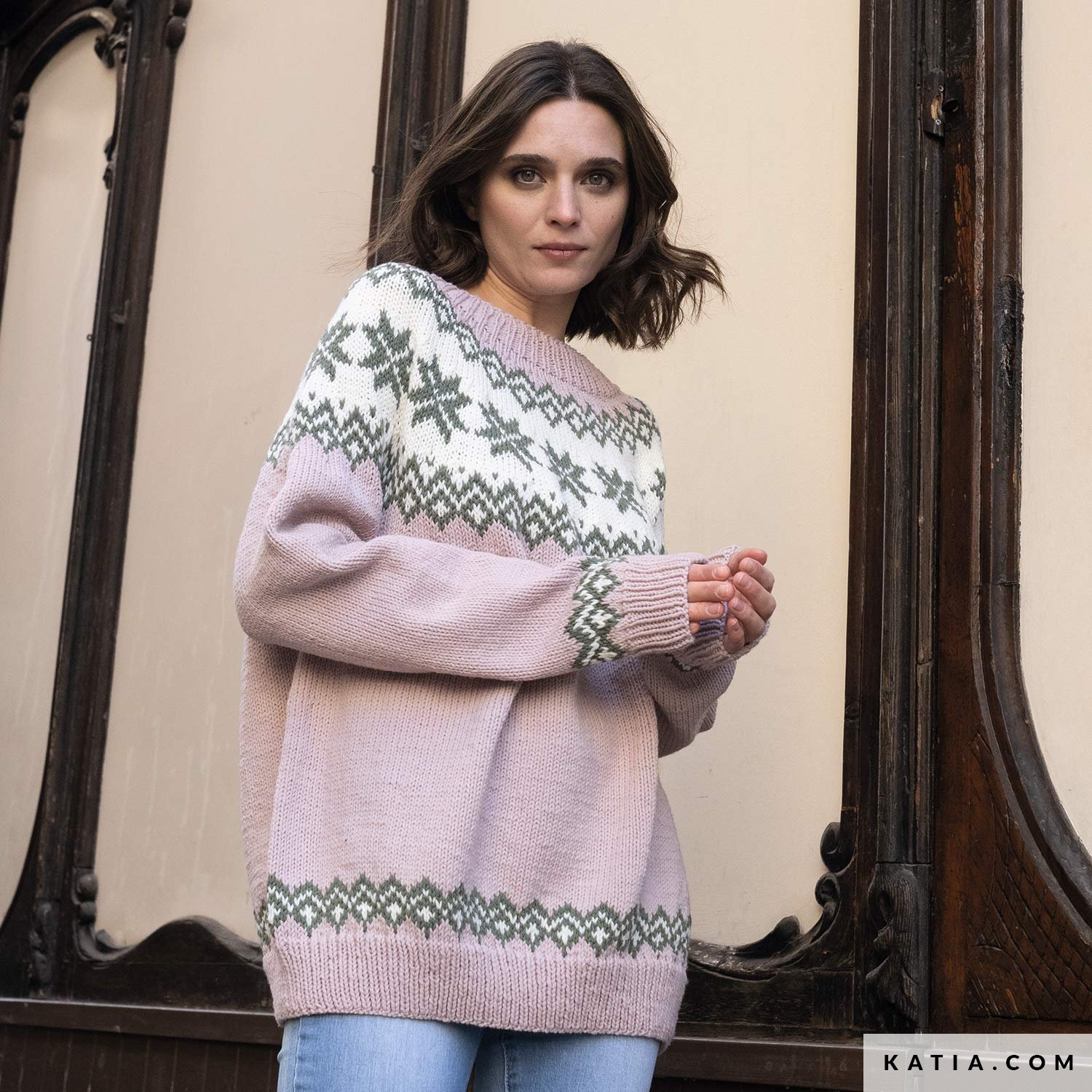 patron tricoter tricot crochet femme pull automne hiver katia 6266 14 01 g