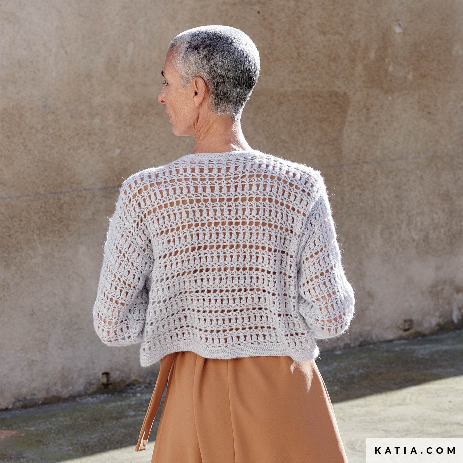 pattern knit crochet woman jacket autumn winter katia 6277 31 01 g