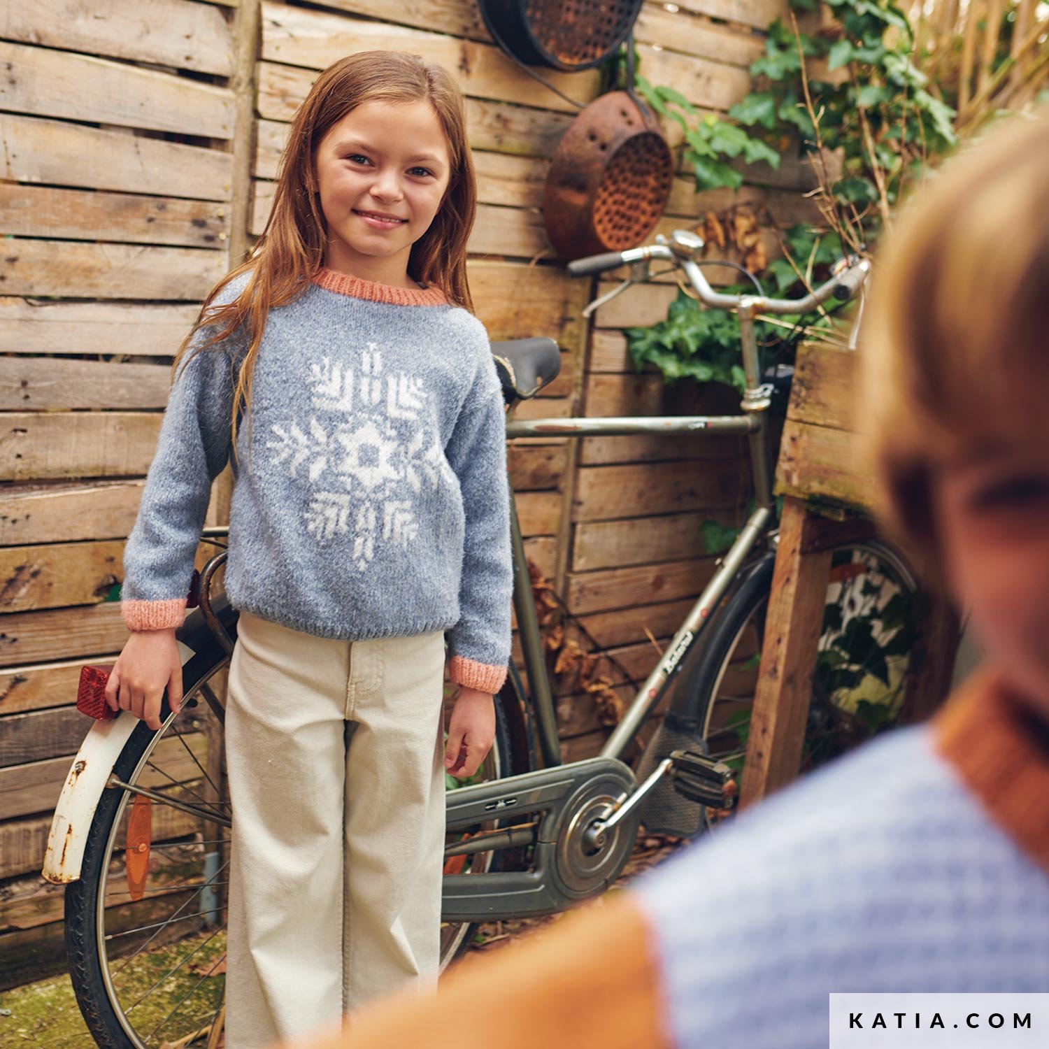 pattern knit crochet kids sweater autumn winter katia 6280 9 01 g