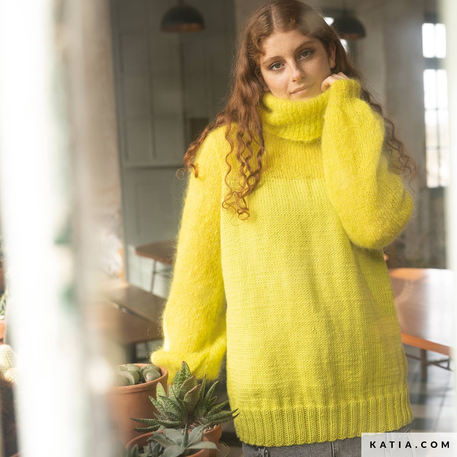 pattern knit crochet woman sweater autumn winter katia 6281 8 02 g