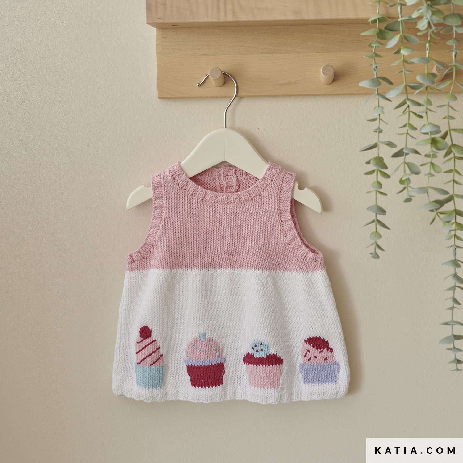 pattern knit crochet baby dress spring summer katia 6283 22 01 g