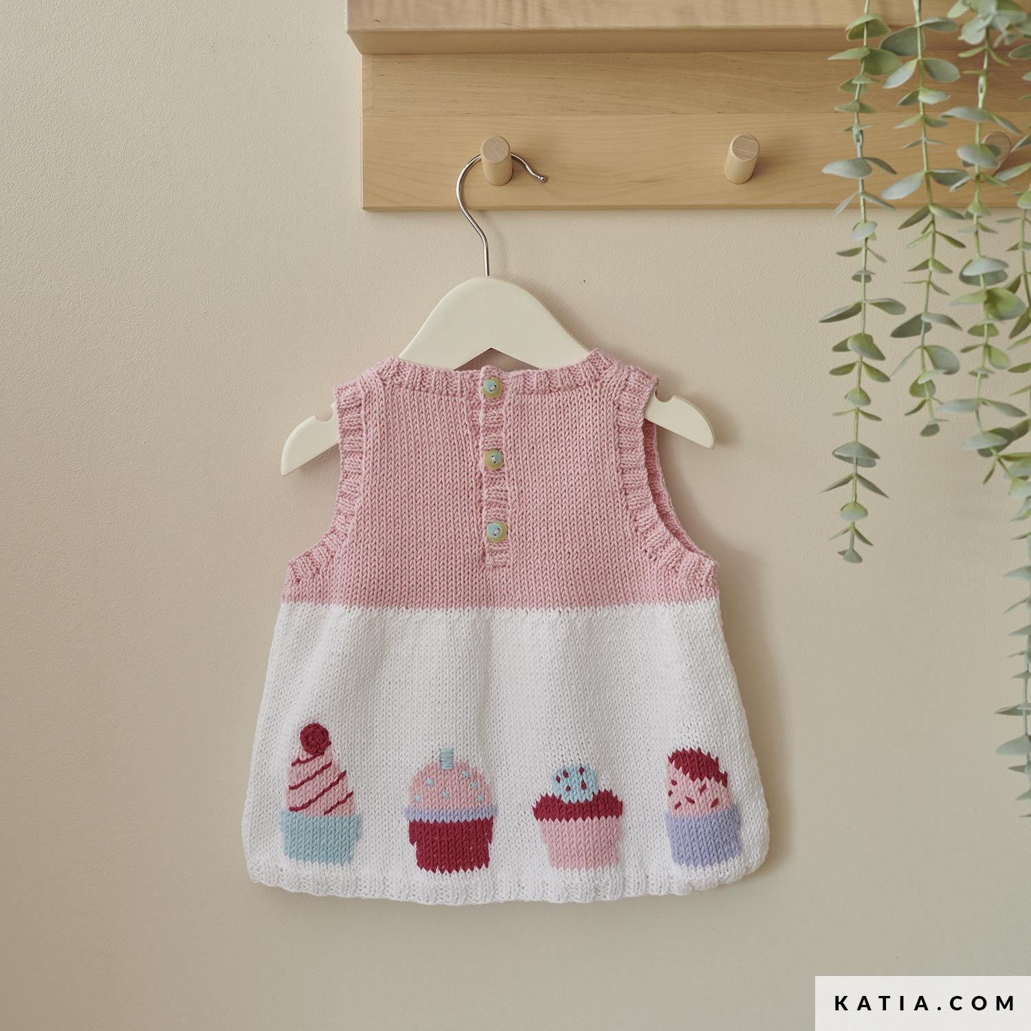 pattern knit crochet baby dress spring summer katia 6283 22 02 g