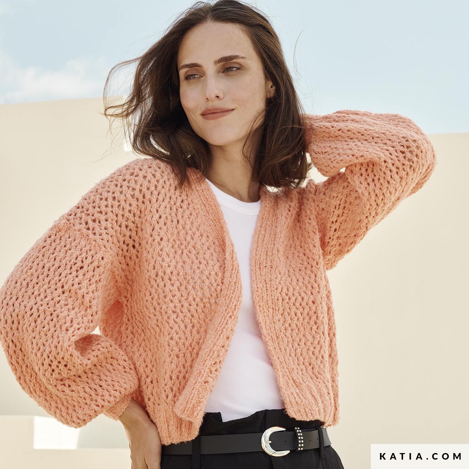 patron tricoter tricot crochet femme veste printemps ete katia 6285 16 01 g