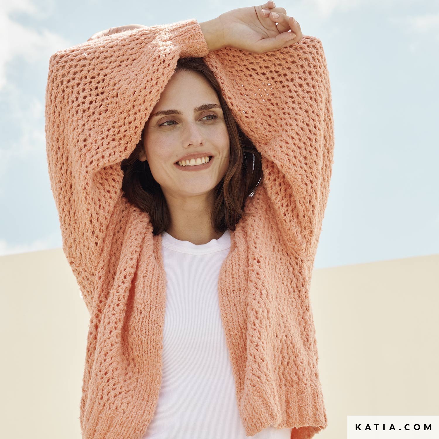 patron tricoter tricot crochet femme veste printemps ete katia 6285 16 03 g