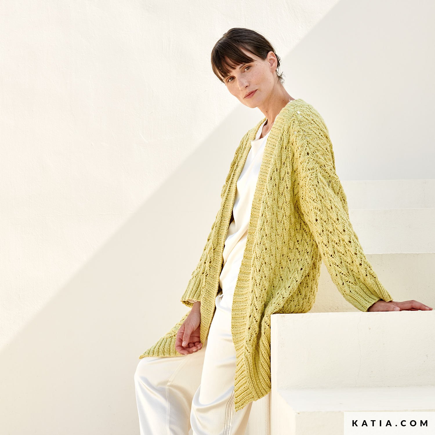 patron tricoter tricot crochet femme veste printemps ete katia 6285 8 02 g