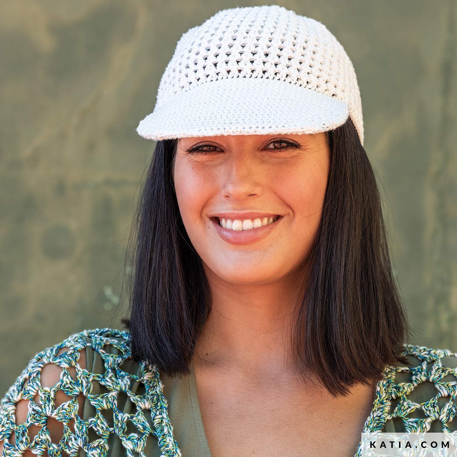 pattern knit crochet woman cap spring summer katia 6287 21 04 g