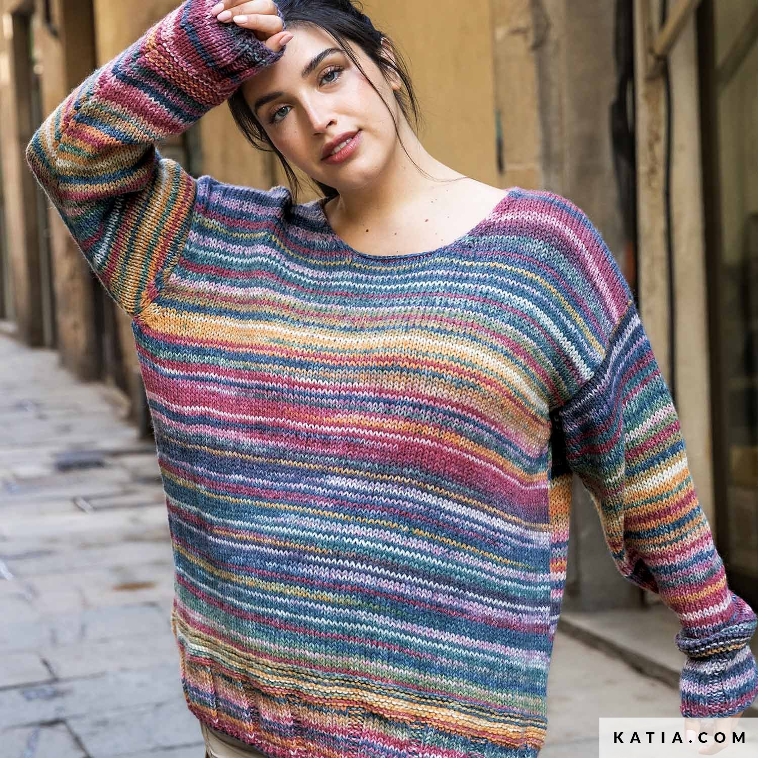 schema maglia uncinetto donna maglia autunno inverno katia 6307 18 06 g