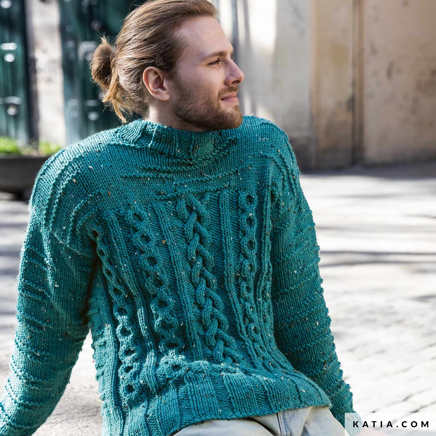 schema maglia uncinetto uomo maglia autunno inverno katia 6307 16 02 g