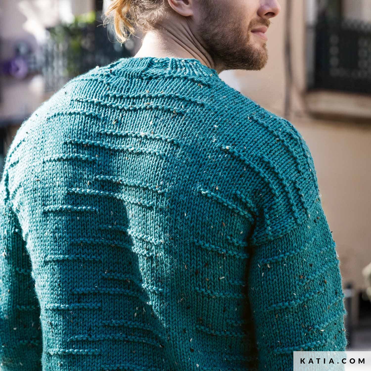 schema maglia uncinetto uomo maglia autunno inverno katia 6307 16 03 g