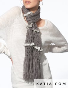 patron tricoter tricot crochet femme echarpe automne hiver katia 6790 6 p