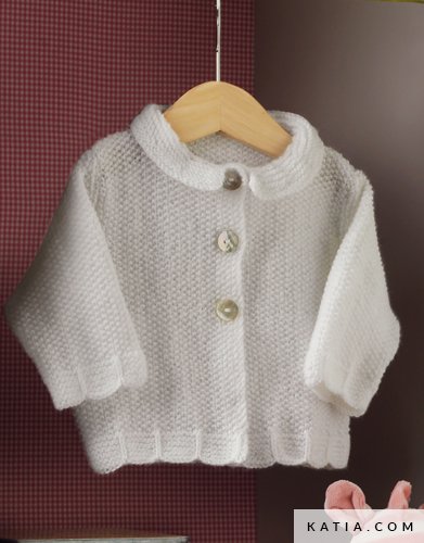 schema maglia uncinetto bebe giacca autunno inverno katia 6895 26 g