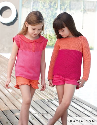 schema maglia uncinetto bambini maglia primavera estate katia 6920 38 g