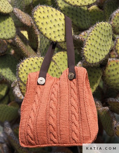 anleitung stricken hakeln damen tasche fruhjahr sommer katia 6922 2 g