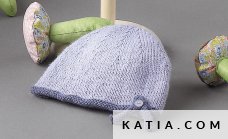 schema maglia uncinetto bebe berretto autunno inverno katia 6933 4 p