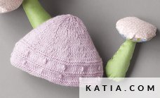 schema maglia uncinetto bebe berretto autunno inverno katia 6933 5 p