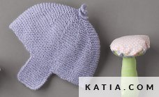 schema maglia uncinetto bebe berretto autunno inverno katia 6933 8 p