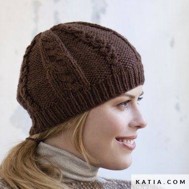 patron tricoter tricot crochet femme bonnet automne hiver katia 6954 38a p
