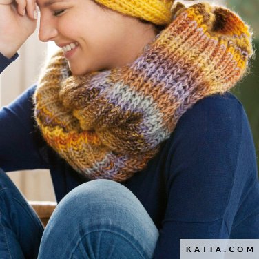 patron tricoter tricot crochet femme col automne hiver katia 6954 13b p