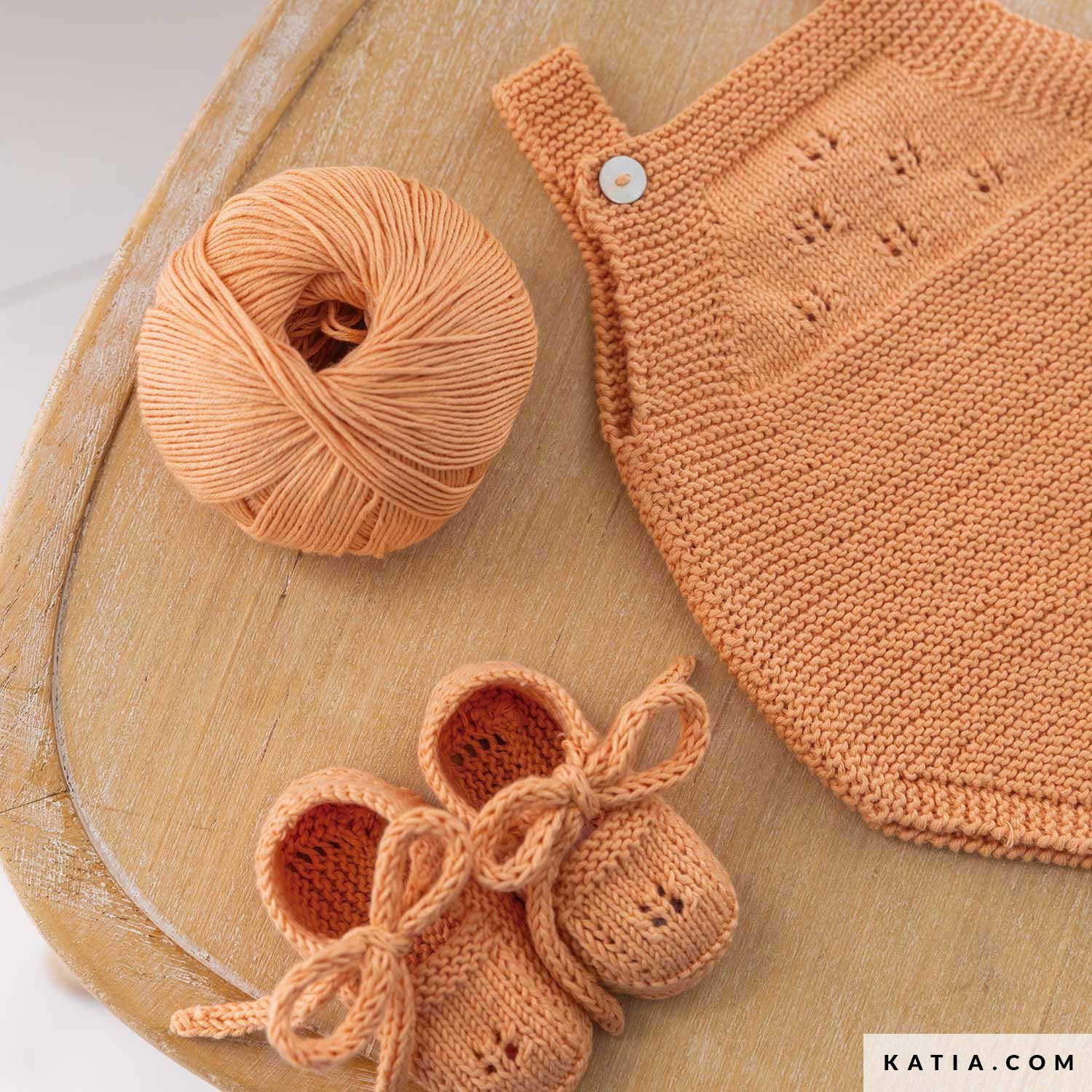 schema maglia uncinetto bebe set primavera estate katia 7955 67 01 g