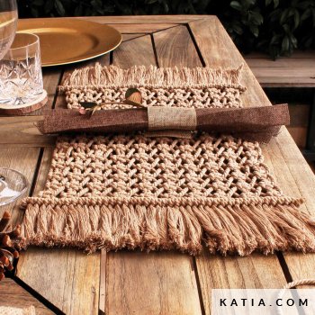 anleitung stricken hakeln heimtextilien untersetzer fruhjahr sommer katia 8033 460 w