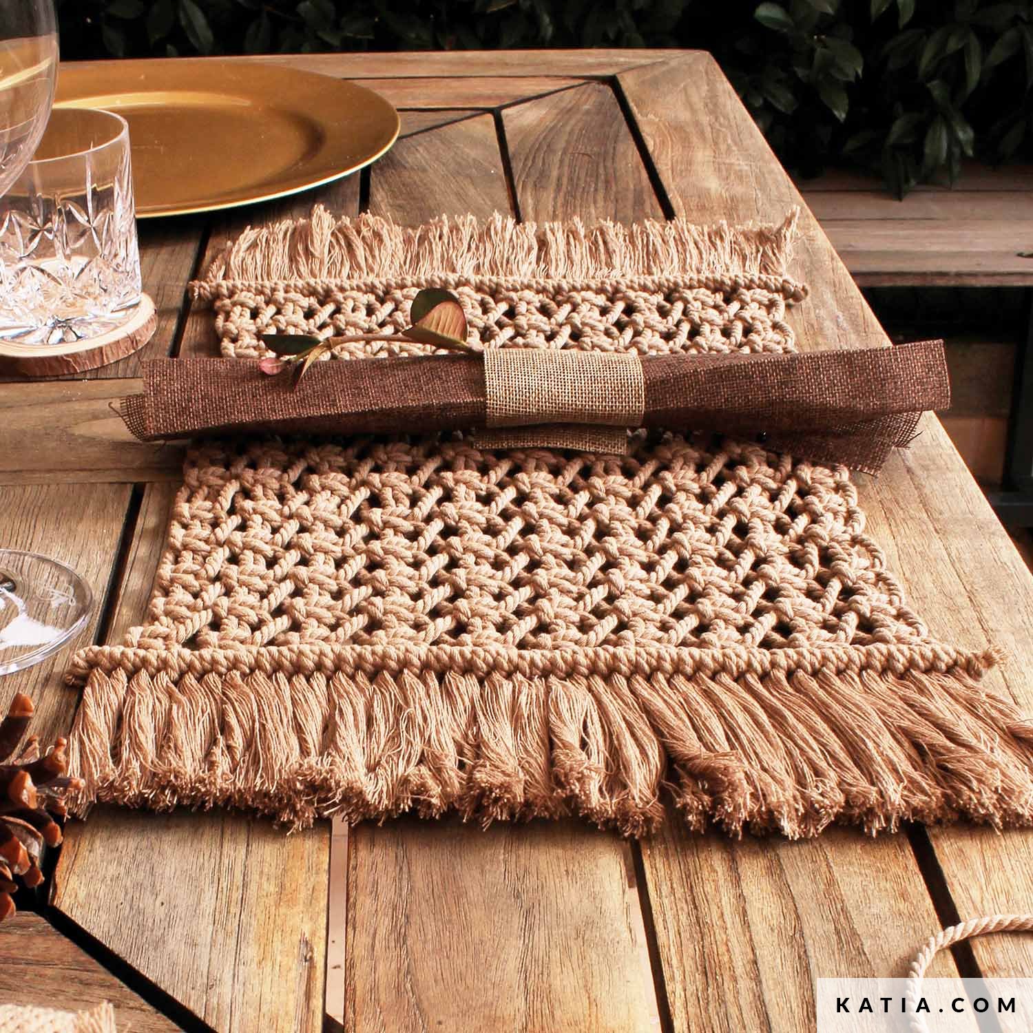 schema maglia uncinetto casa tappetino primavera estate katia 8033 460 g
