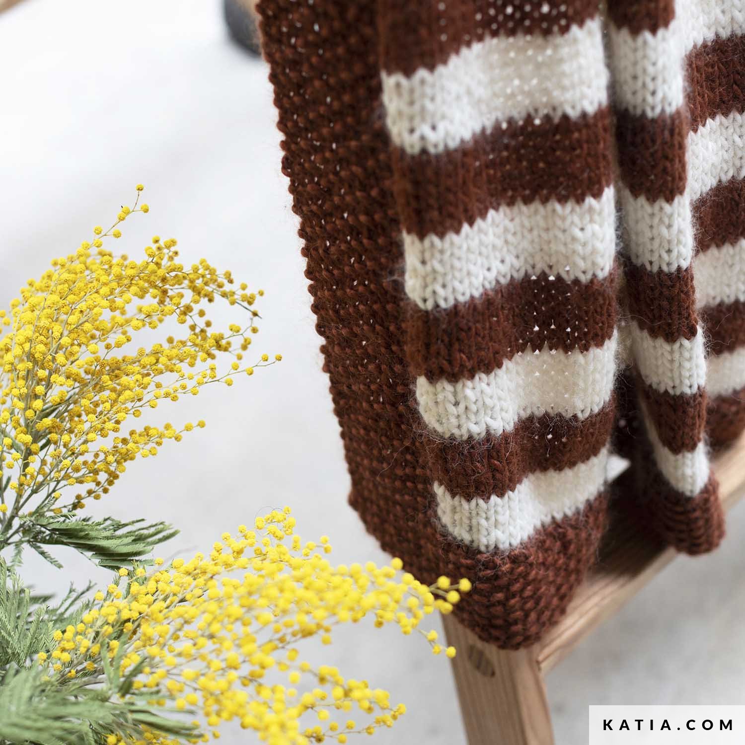 pattern knit crochet home blanket autumn winter katia 8034 414 01 g