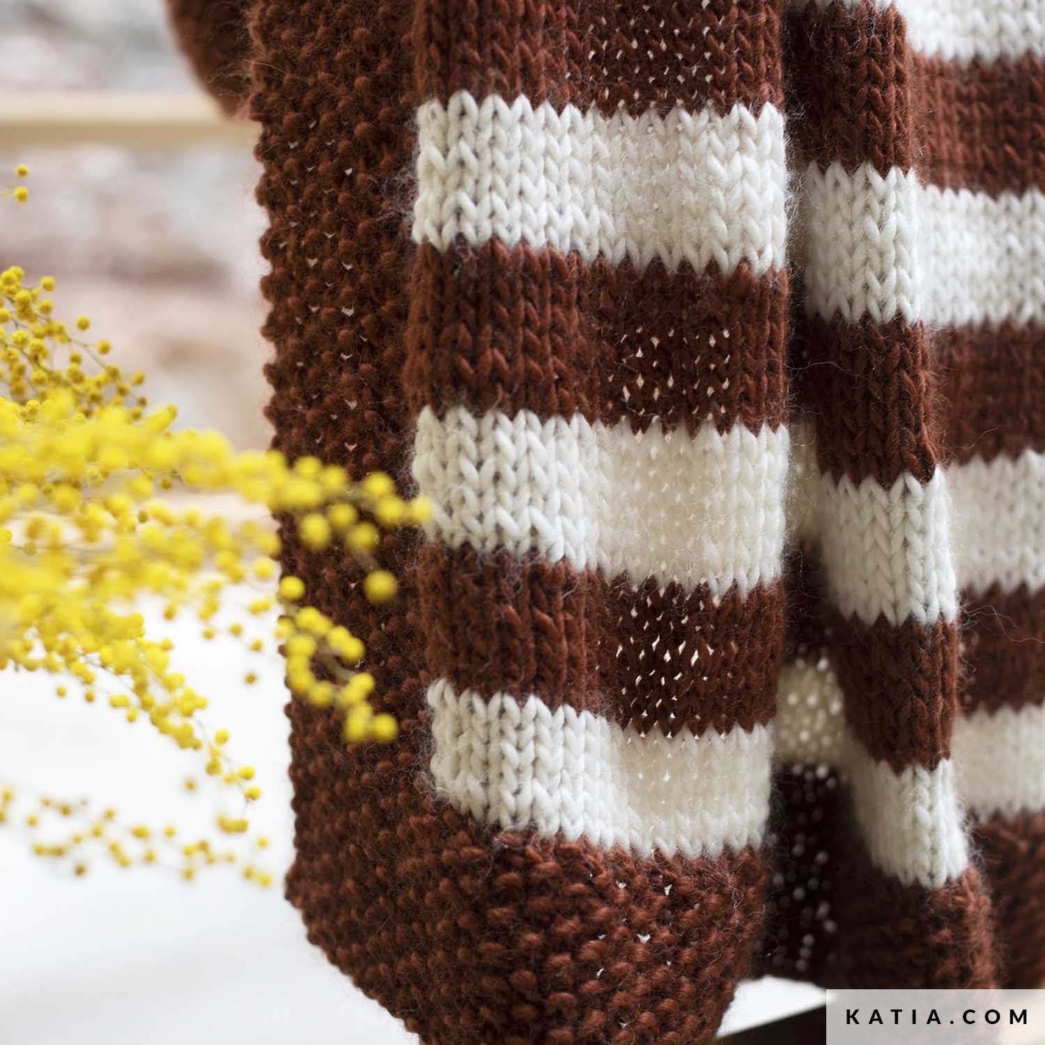 pattern knit crochet home blanket autumn winter katia 8034 414 02 g