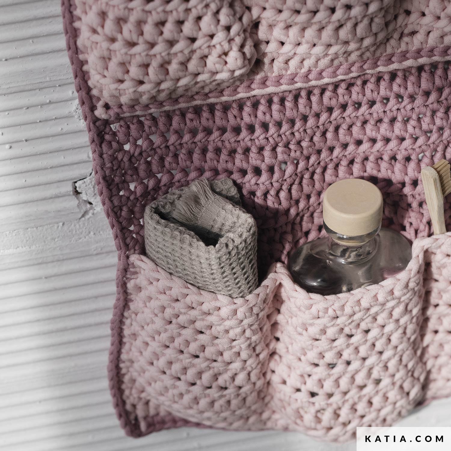 pattern knit crochet home caddy organizer spring summer katia 8035 394 02 g