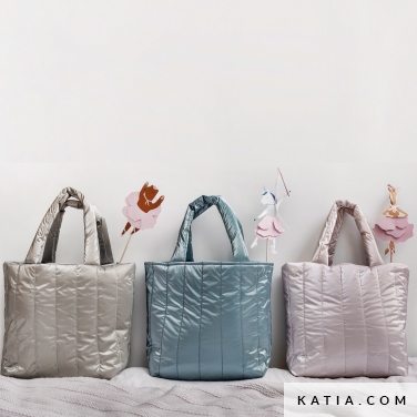 borsa tote imbottita a42 2321 katia p