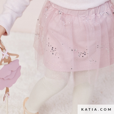 gonna in tulle per bambina taglia piccola l52 2321 katia p