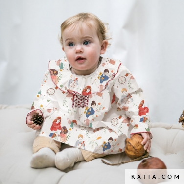 modello di cucito camicia neonato di carole quintens b63 2322 katia p