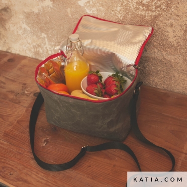 modello di cucito in pdf per borsa frigo in carta kraft a87 2324 katia p