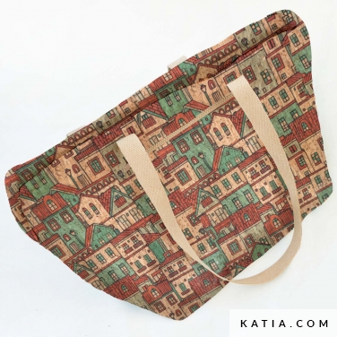modello di cucito borsa stile tote bag ba19 2423 katia p