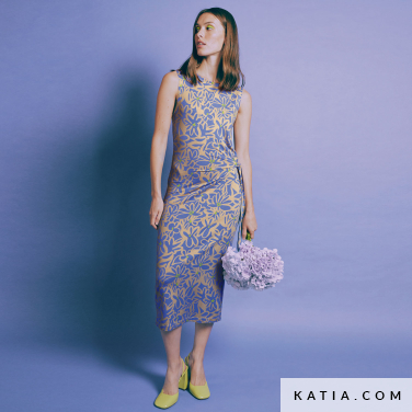 sleeveless dress with side rouching pdf sewing pattern w36a 2425 katia p