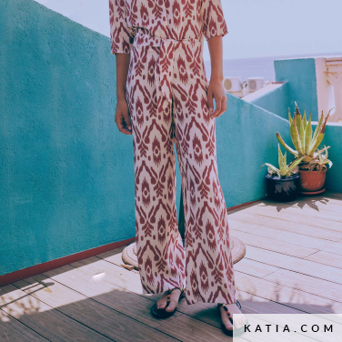 womens bow pants pdf sewing pattern w55 2425 katia p