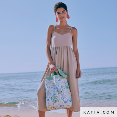 womens gathered back strappy dress pdf pattern w27b 2425 katia p