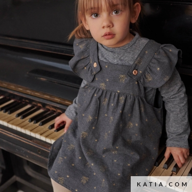 abito con spalline e volant 18 5510 katia p