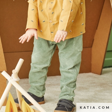 pantaloni con tasche little 15 5510 katia p