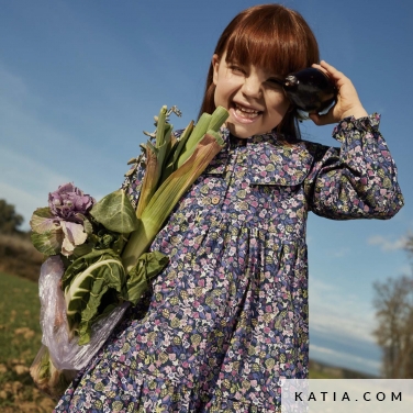 abito a maniche lunghe con chiusura frontale con bottoni 17 5516 katia p