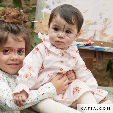 modello di cucito per abito da neonato con volant 3 5516 katia p