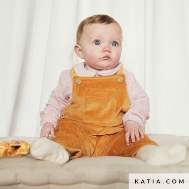 modello per salopette da neonato con tasche 7 5516 katia p