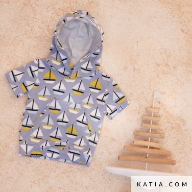 modello di cucito felpa a manica corta 4a 5519 katia p