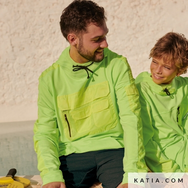 modello di cucito felpa unisex con cappuccio 30a 5519 katia p