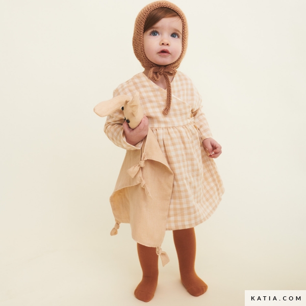 buttoned crossover baby dress sewing pattern 8d 01 5520 katia n