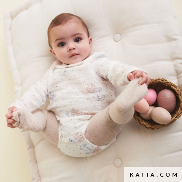 modello di cucito body da neonato con collo peter pan 6a 5520 katia p