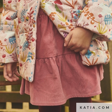 modello di cucito per confezionare una gonna arricciata 13d 5520 katia p