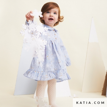 modello di cucito vestito da neonato con collo peter pan 7c 5520 katia p