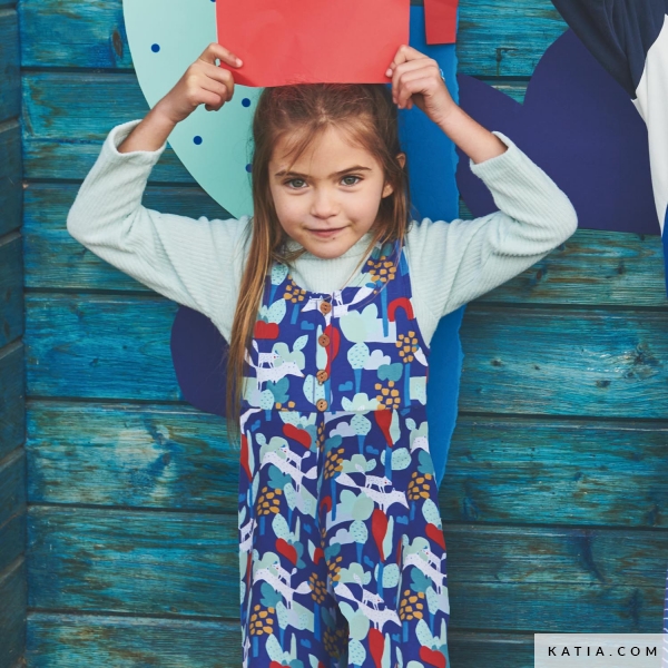 naaipatroon mouwloze jumpsuit voor kinderen 16b 5520 katia n